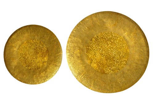 Giant Round Gold Wall Art